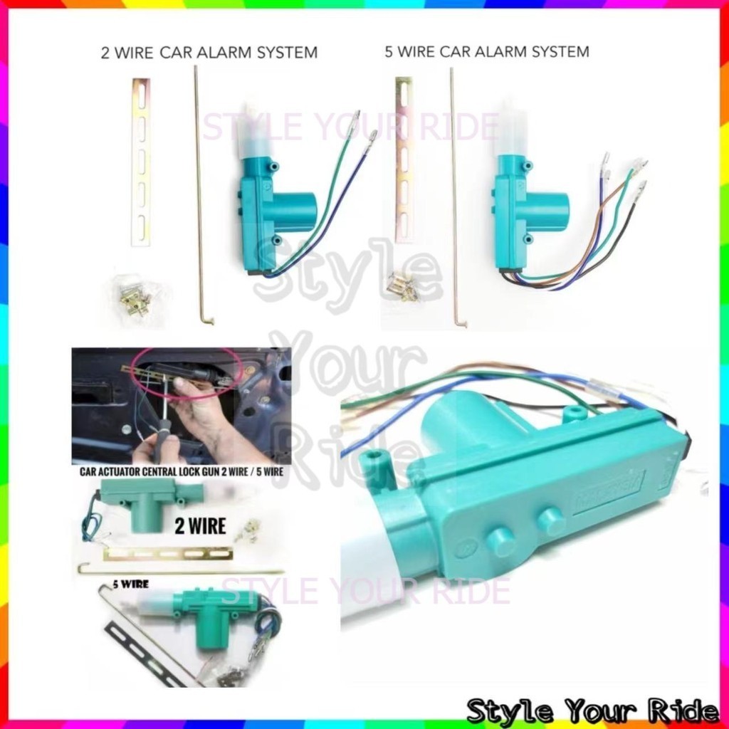 Car Central Lock 12V Central Locking System Actuator Door Gun Actuator ...
