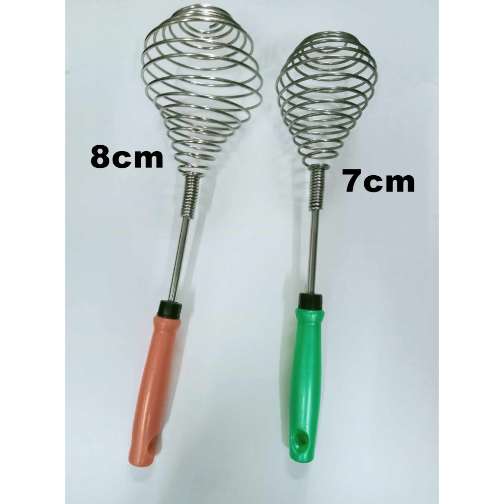 Colour Wire Whisk Mixer Egg Beater Paste Spring Pemukul Telur ...