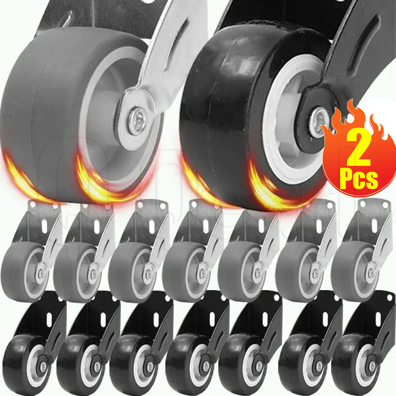 2Pcs Door Bottom Support Wheels - Universal Table Chair Sofa Fixed ...