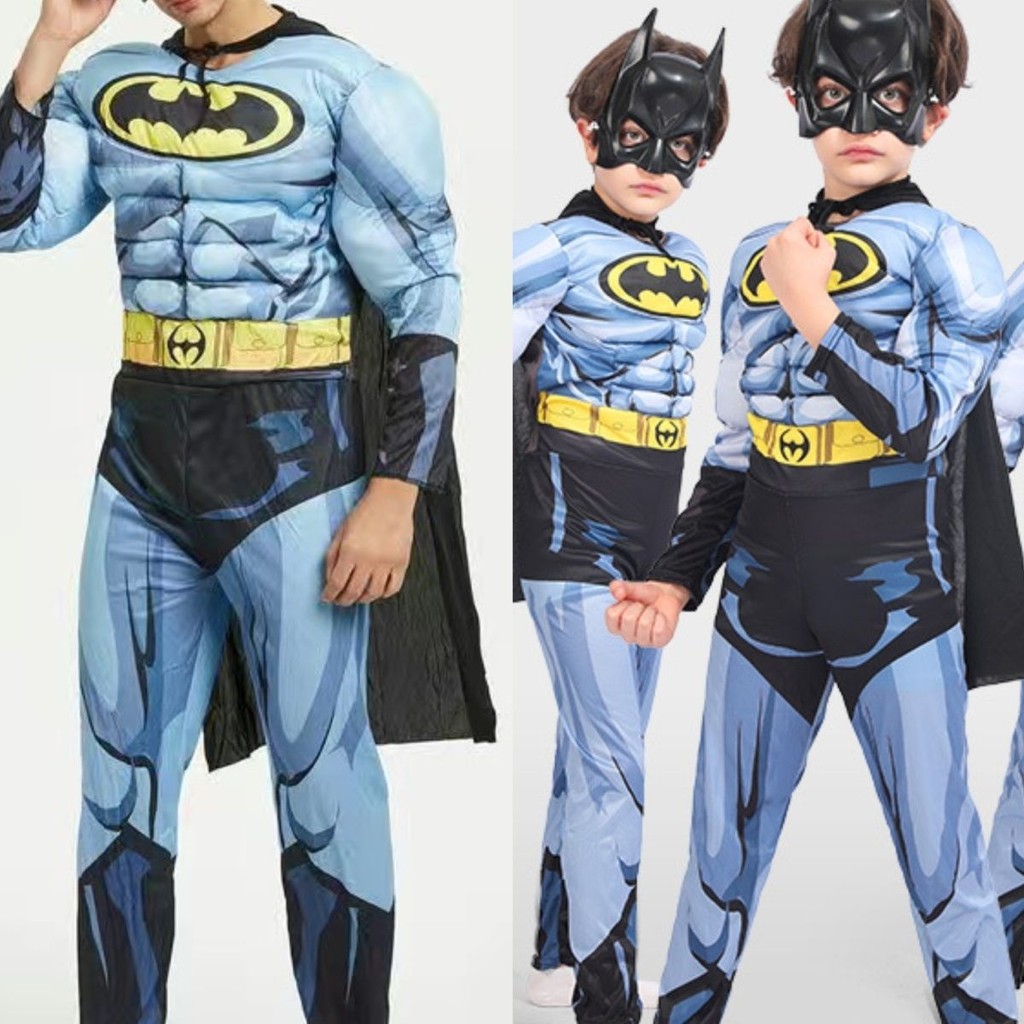  Foto zu Halloween Children Suit cosplay Hero Adult Male Batman Kindergarten One 