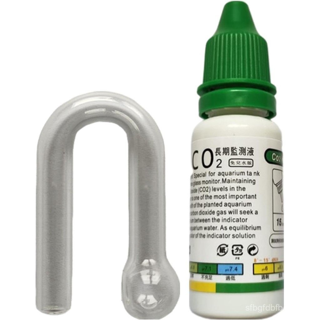 Glass CO2 thả Checker Aquarium CO2 màn hình cho Aquarium trồng Tank CO2 hệ thống