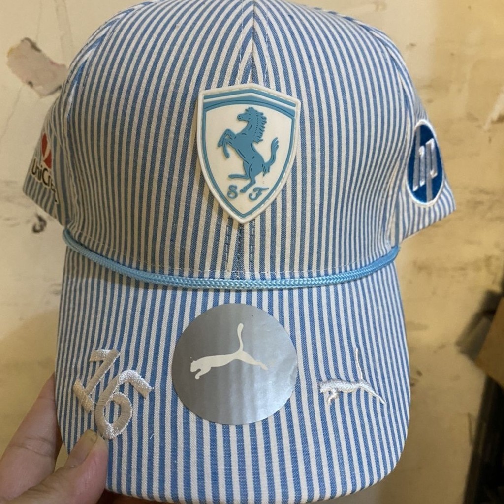 2025F1 Peripheral Ferrari Team Racing Hat Baseball Duck Tongue Sun ...