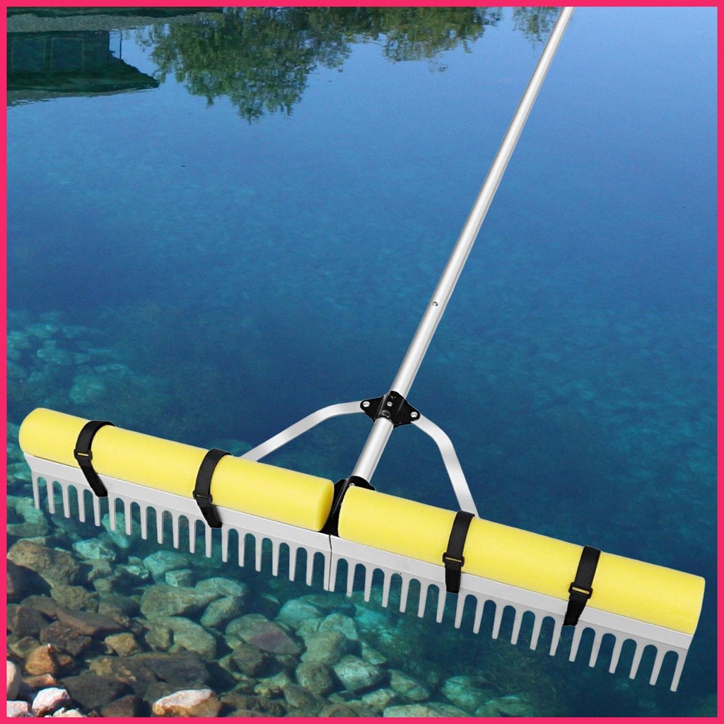 Pond Rake Heavy Duty Seaweed Cleaning Rake Floating Pond Weeding Tool ...