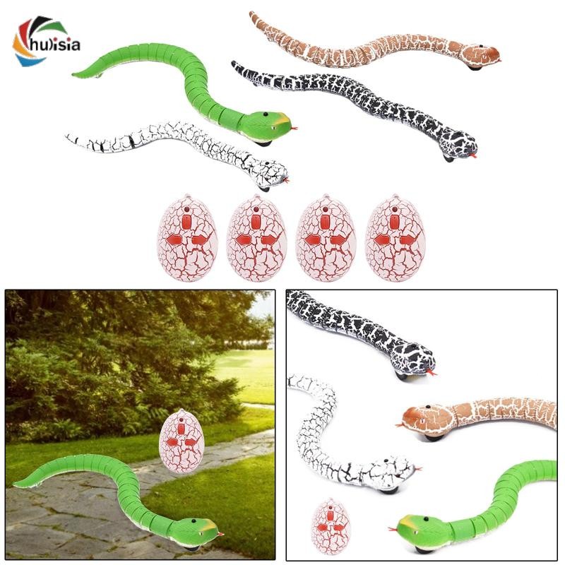 [chulisia] RC IR Remote Control Slithery Rattlesnake Snake Creature Toy ...