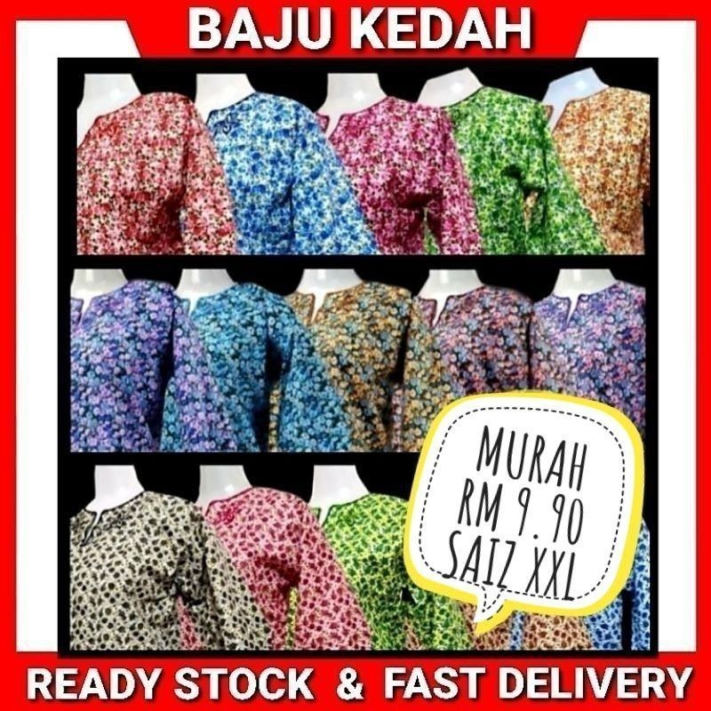 SIZE XXL BAJU OPAH/ BAJU KEDAH / BAJU KEDAH BATIK/ BAJU OPAH PLUS SIZE ...