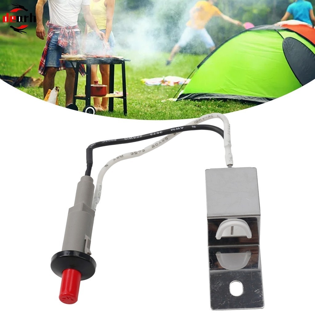 Kit D'Allumage De Rechange Pour Barbecue Weber Q100 Q120 Q200 Q220 - Aiguille Piézo + Fil 30 Cm - Compatible GPL/Gaz Naturel