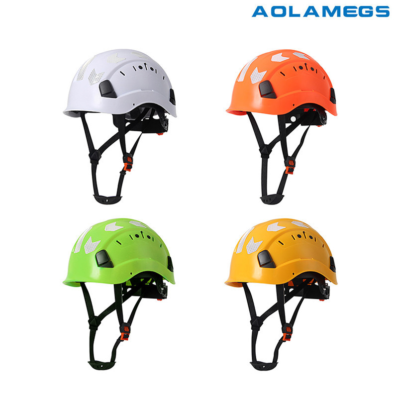 Aolamegs Construction Safety Helmet With Diy Reflective Sticker Ce And