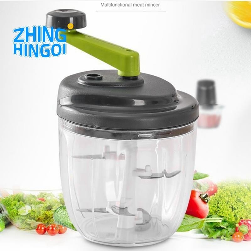 Hand Chopper, Manual Food Chopper, Hand Crank Onion Spinner, Food ...