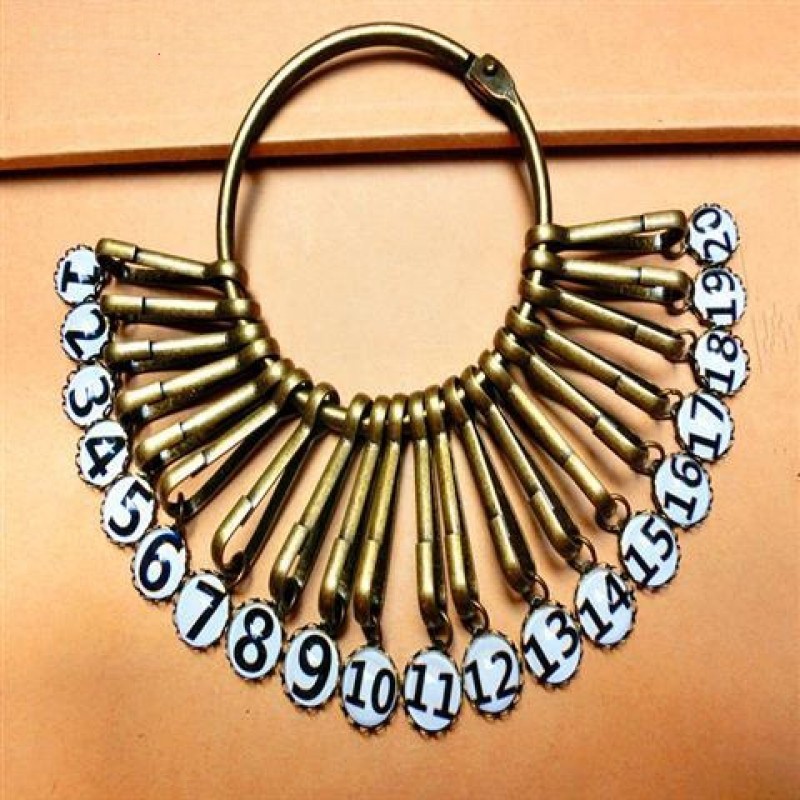 Retro Keychain Thickened Keyring Ring Key Drive Large Keychain ...