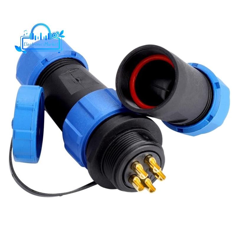 Aviation Plug,IP68 5Pin Waterproof Aviation Plug Male and Female ...