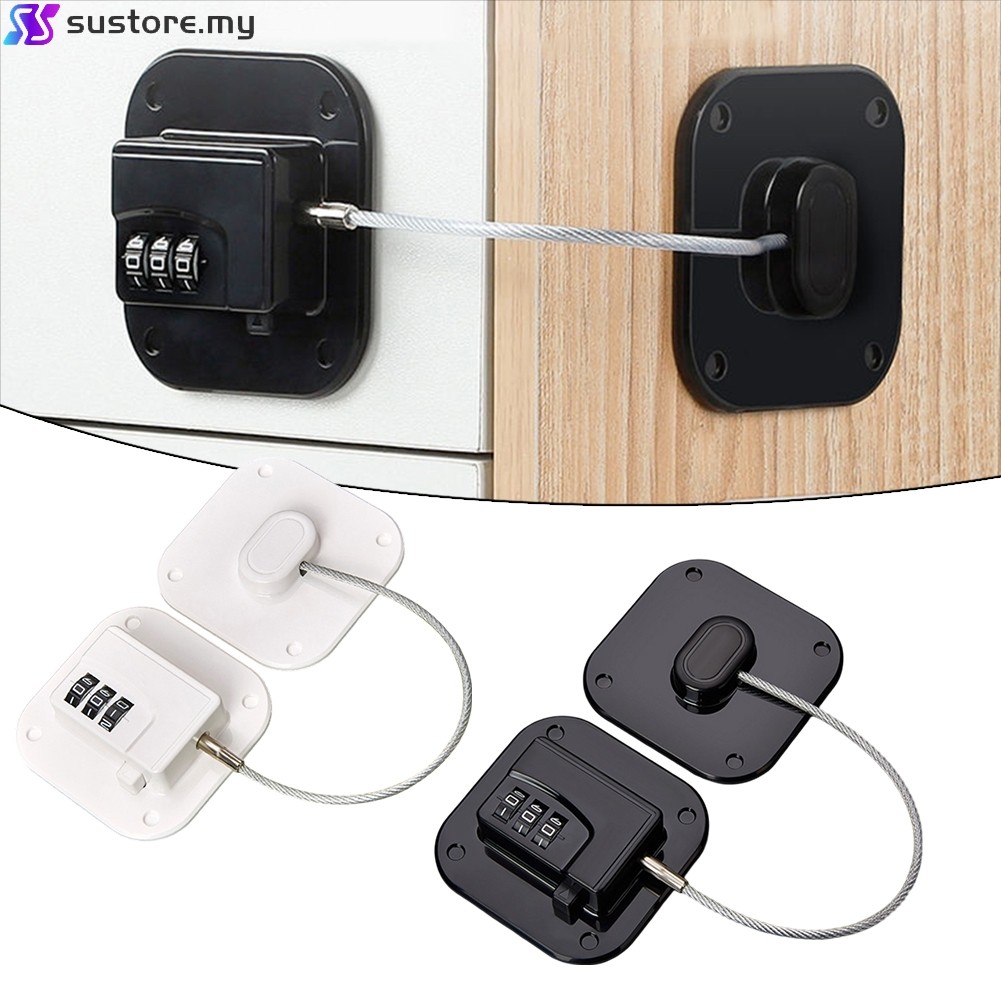 [Super] Cabinet lock refrigerator lock safety lock punch-free child ...