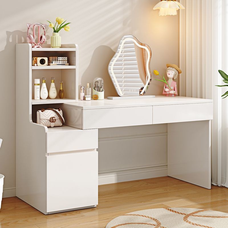 Solid Wood Makeup Table Makeup Counter Dressing Table Bedroom Dresser ...