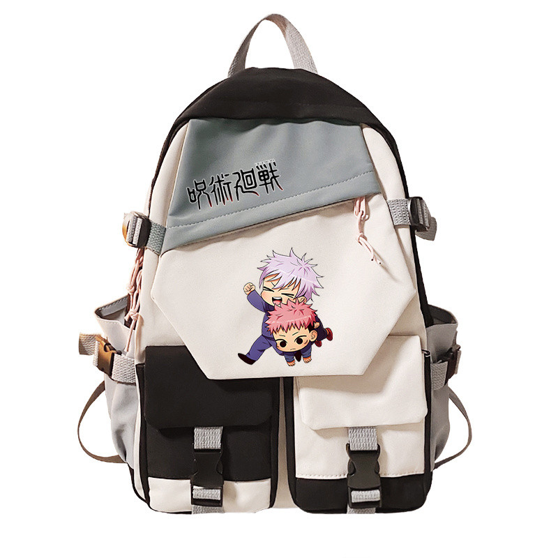 Cartoon Schoolbag Jujutsu Kaisen Backpack Satoru Gojo Anime Student ...