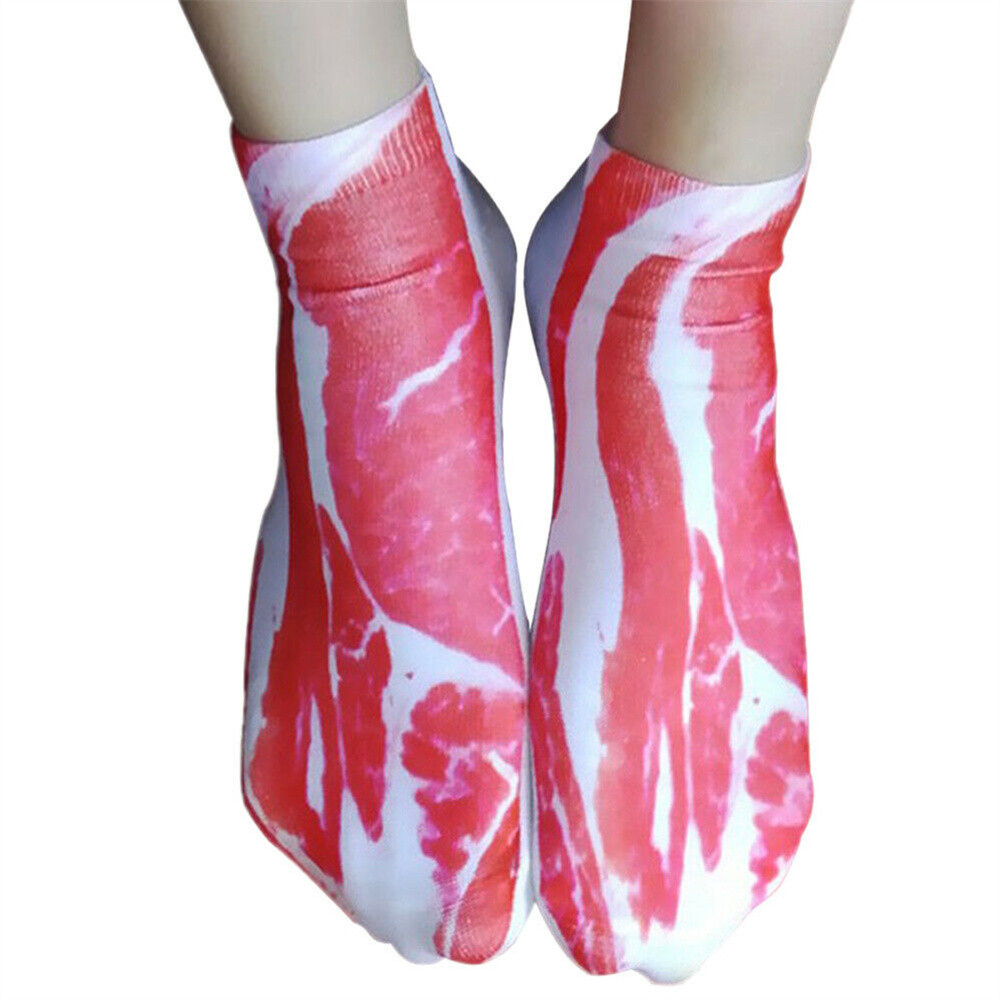 Casual Funny Novelty Crew Socks Gifts For Men Women Steak Gift Weird ...