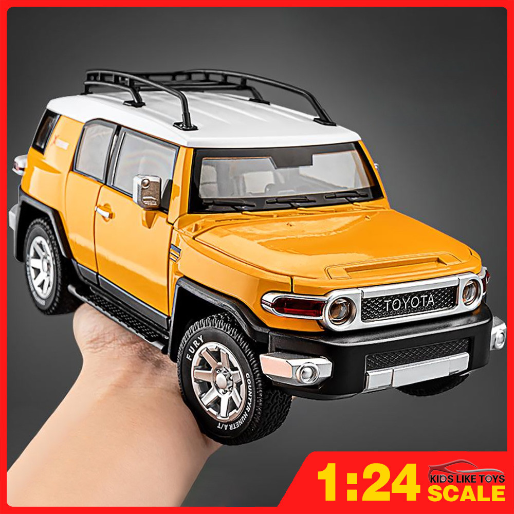 KLT 1:24 Toyota FJ Cruiser Diecast Model Car Alloy Cars Toys Collection ...