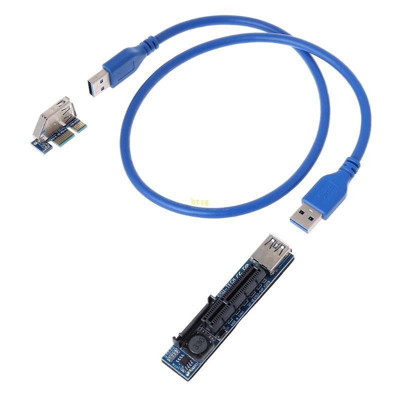 BT Add On Card PCI for Express USB 3 0 Adapter Raiser Extender PCIE ...
