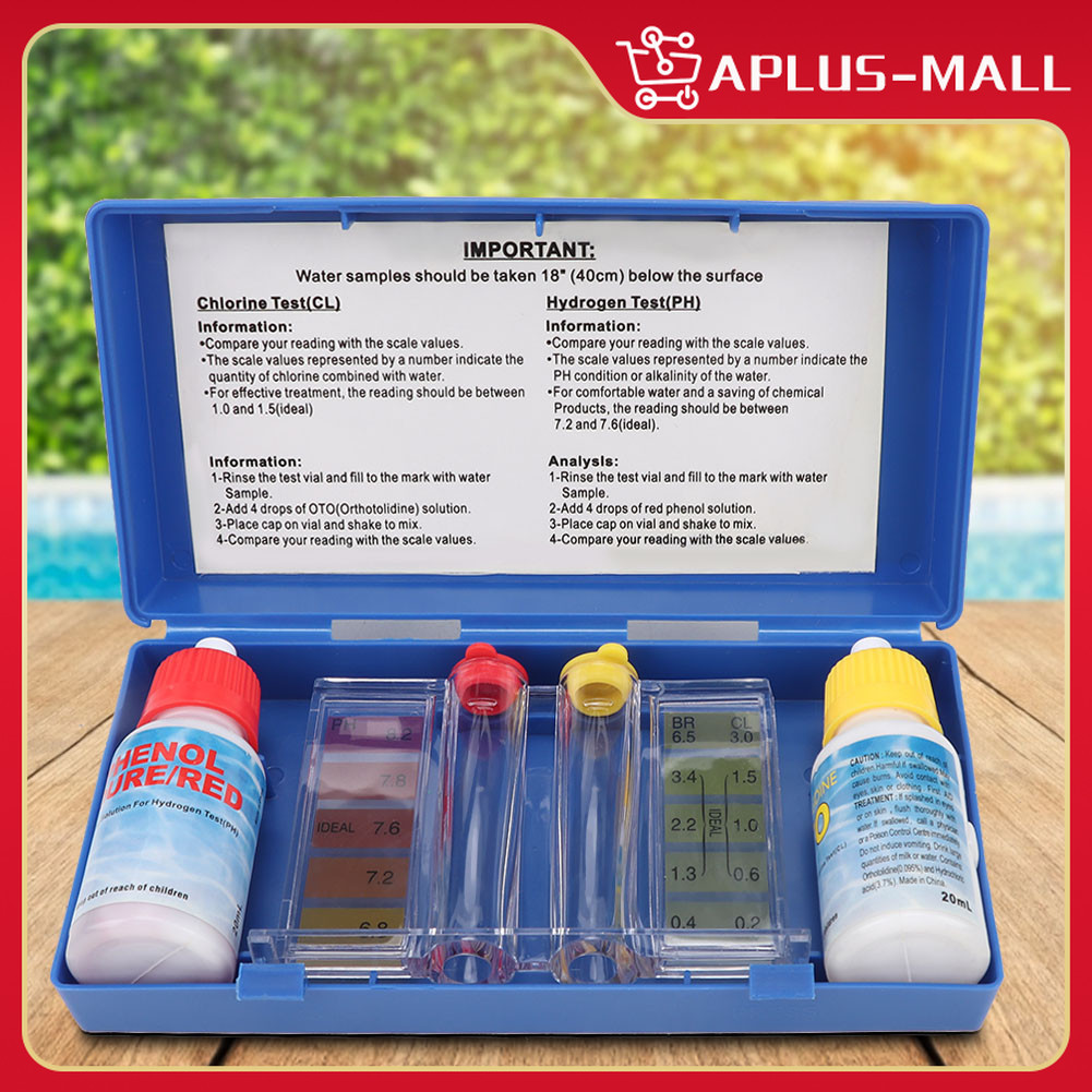 Image showcasing PH Chlorine Water Test Kit Quality Test Kit Swimming Pool Test Kit ...