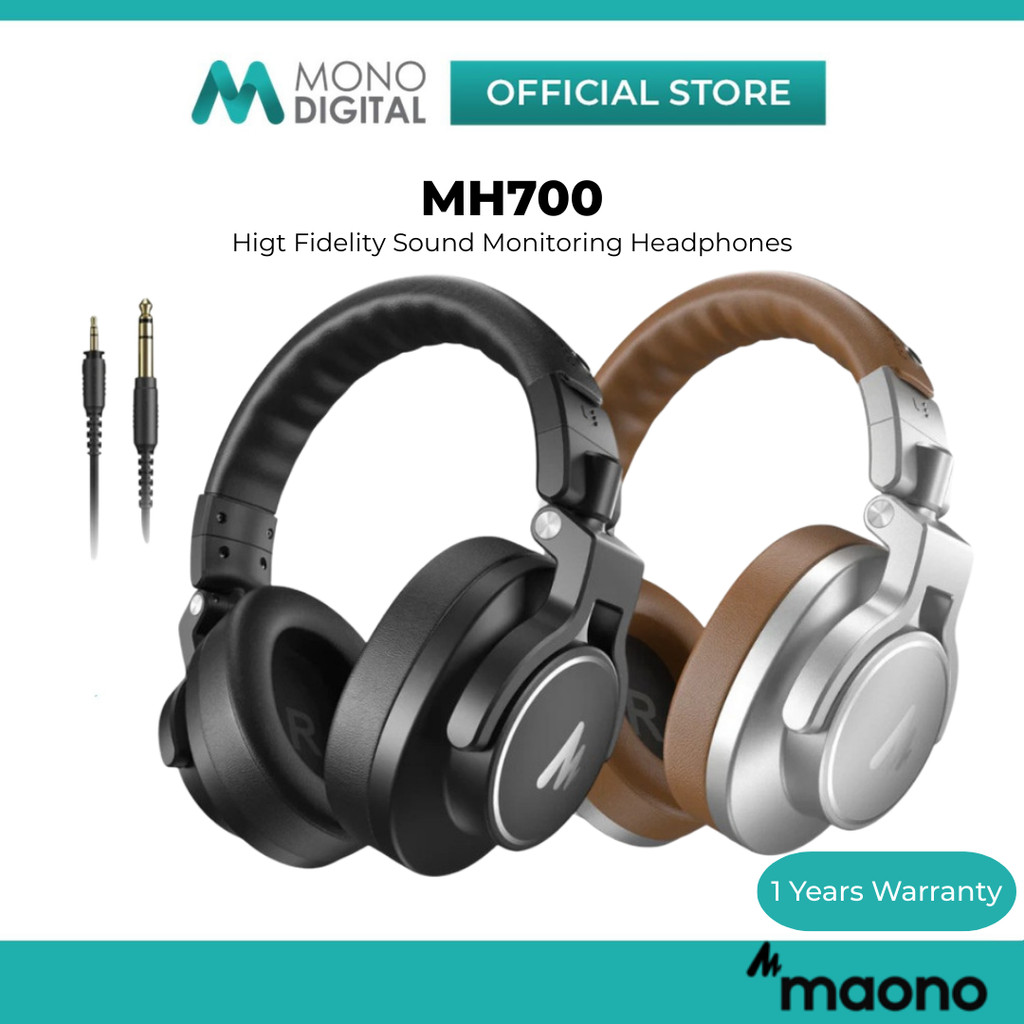 MAONO MH700 Professional Studio Monitoring Headphones High-Fidelity ...