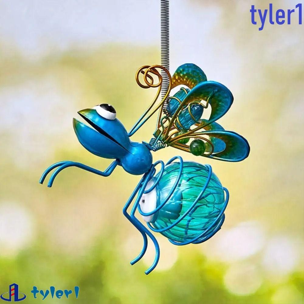 TYLER1 Insect Statue, Iron Creative Solar Powered Insect Lamp, Tree ...