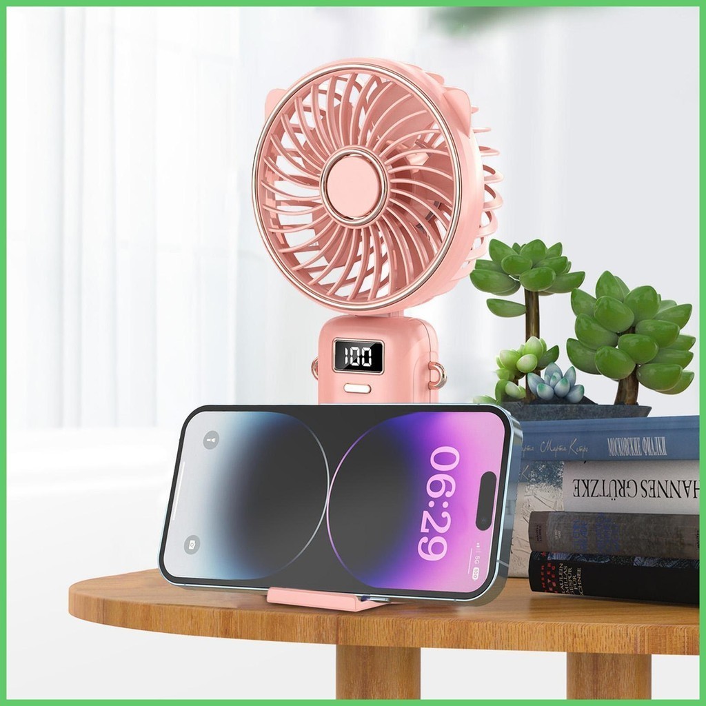 Portable Hand Fan 5-Speed Rechargeable Handheld Fan Mini Foldable ...