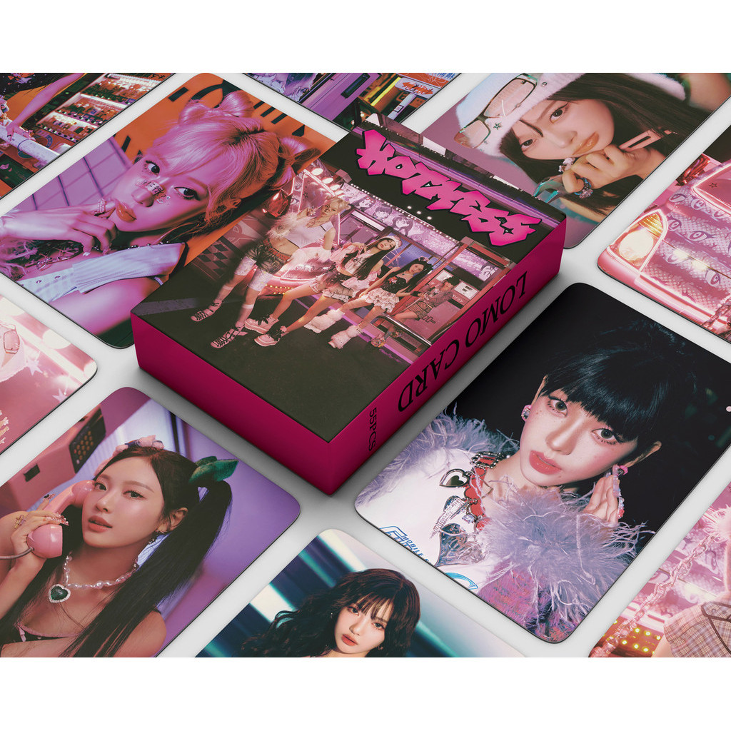 Gidle Album Aespa Hot Mess Photocard Set - 55pcs HD Album Cards