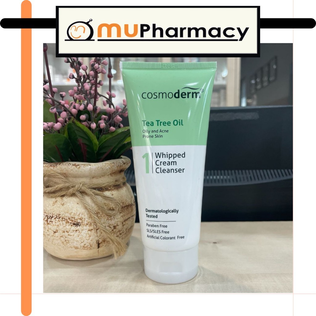 Cosmoderm Tea Tree Oil Whipped Cream Cleanser 125ML | Shopee Malaysia