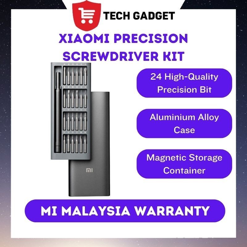 Xiaomi Precision Screwdriver Kit | Magnetic storage container | 24 high ...