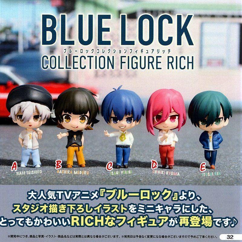 Blue Lock Gacha Figure Blind Box Q Version Collectible Figures ...