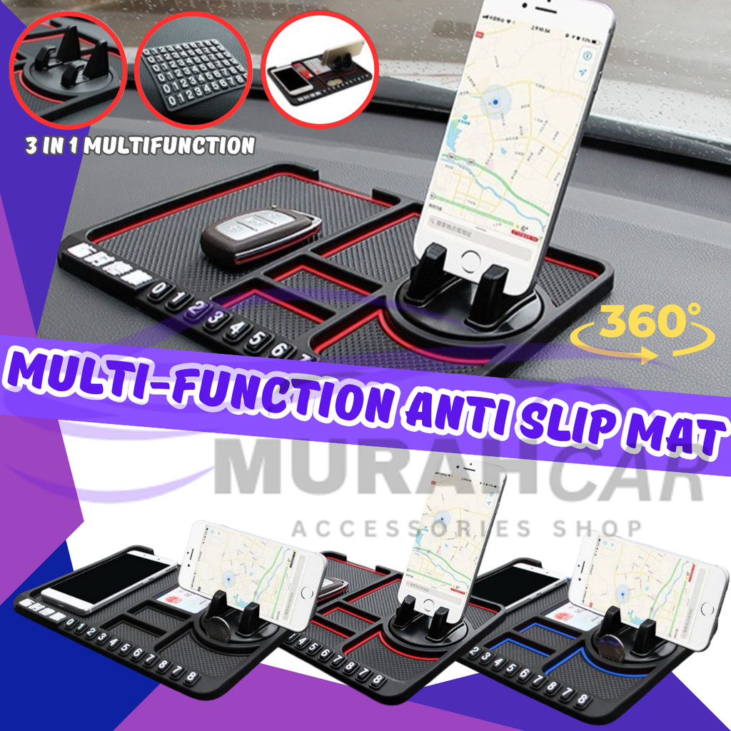 Multi function Car Dashboard Anti Slip Mat Phone Holder Sticky Pad GPS ...