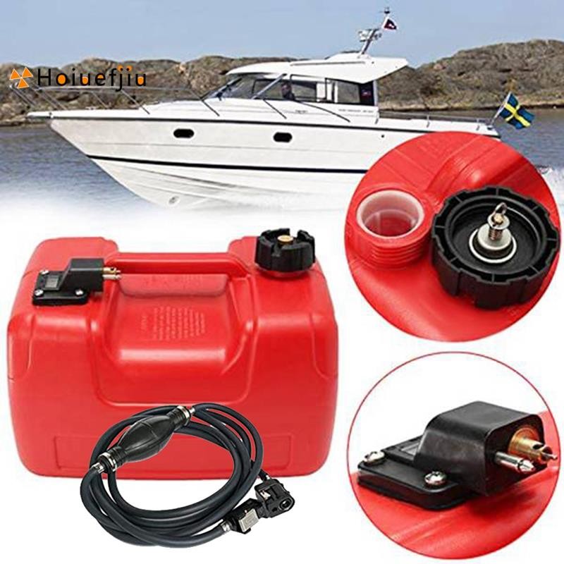 12L Fuel Tank Oil Box Marine Container W/Connector Anti Static ...