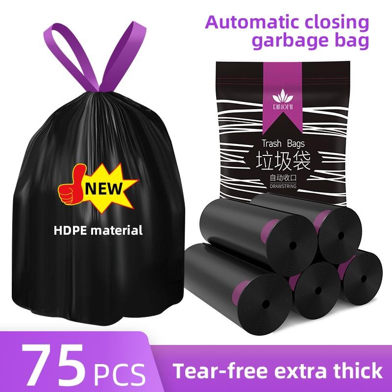 DINOMI Extra Thick Drawstring Disposable Garbage Bag - 3 Sizes | Shopee ...