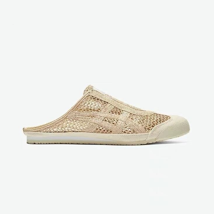 New Style Onitsuka Tiger MEXICO 66 Sabot Half support Mesh Breathable Beach Shoes Slippers Casual Shoes Sandals Men Women Same Style Shopee Malaysia