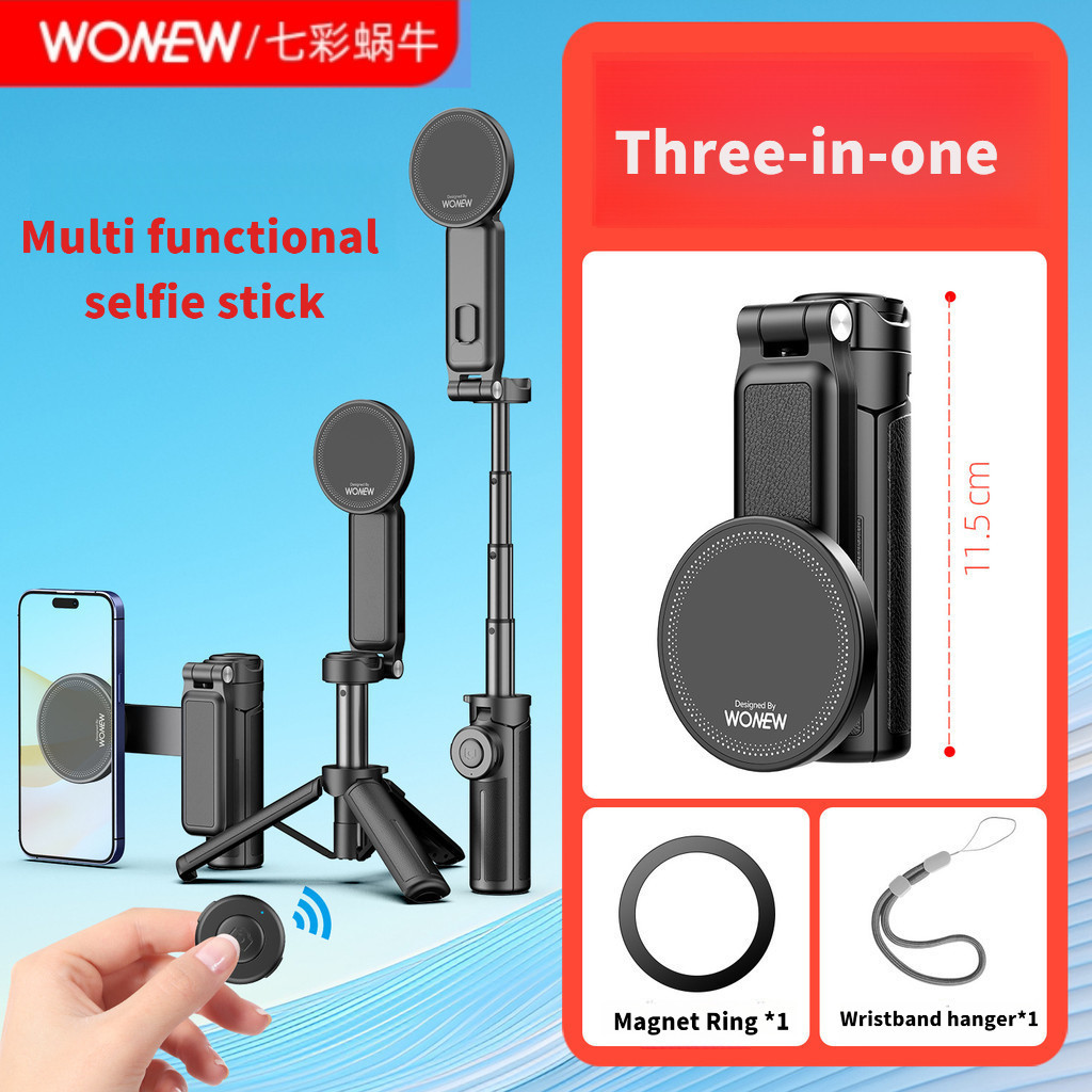 WONEW Z2 Three-in-one Mini Selfie Stick Magnetic Selfie Mobile Phone ...