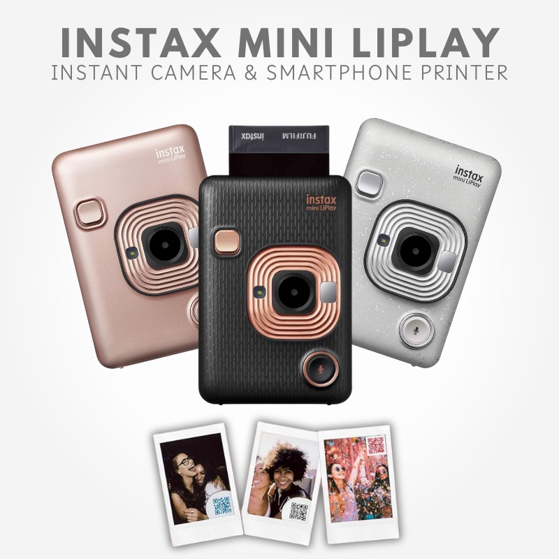 FUJIFILM instax mini LiPlay Instant Camera and Smartphone Printer ...