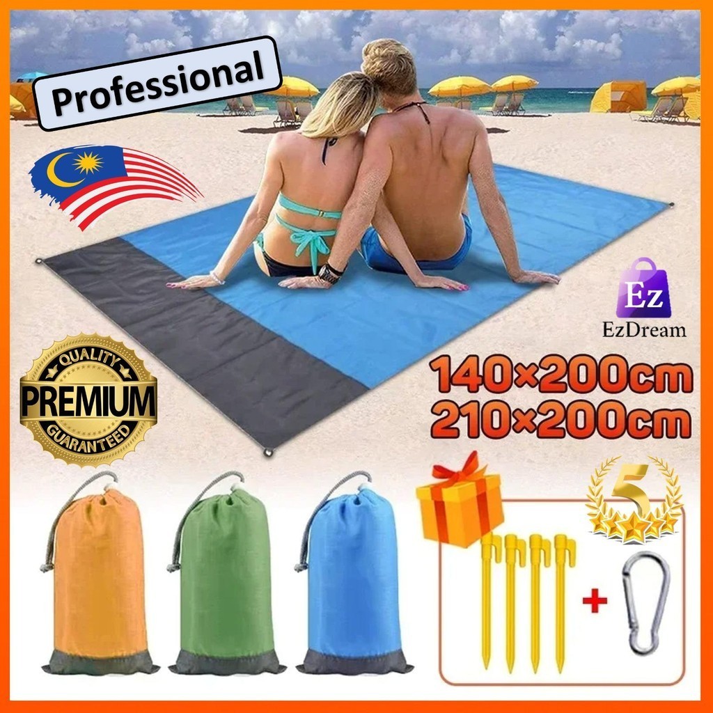 Waterproof Beach Blanket Waterproof Beach Mat Lightweight Picnic Mat ...