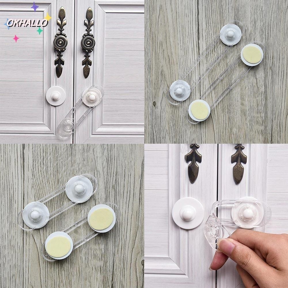 MALAYSIA..... OKHALLO Child Safety Lock, Plastic Strong Fixation Baby