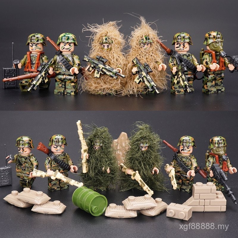 Toy Building Blocks Compatible with Soldier s Assembling Dilong Chinese Building Blocks Cheap Boys Special Forces War Children Shopee Malaysia