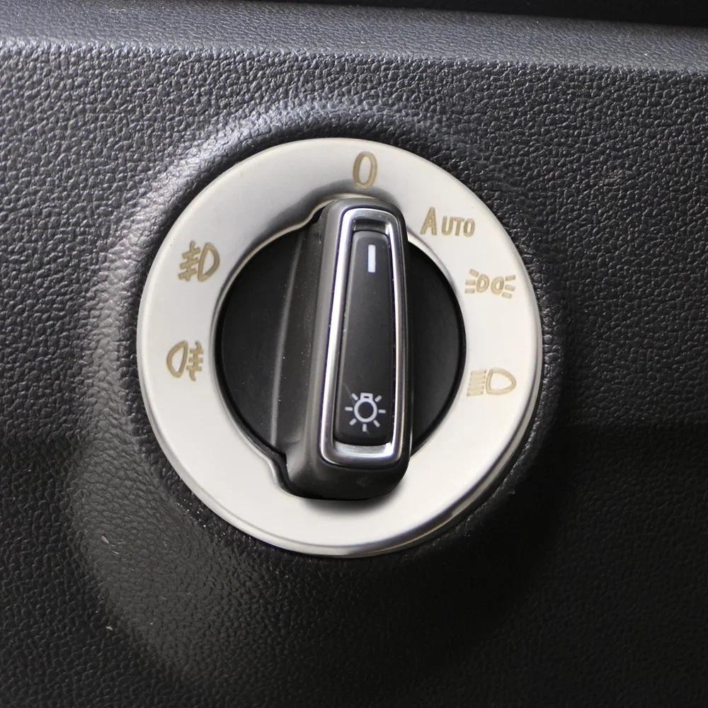 Car Head Lights Switch Panel Cover Sticker Trim for Volkswagen VW T-roc ...