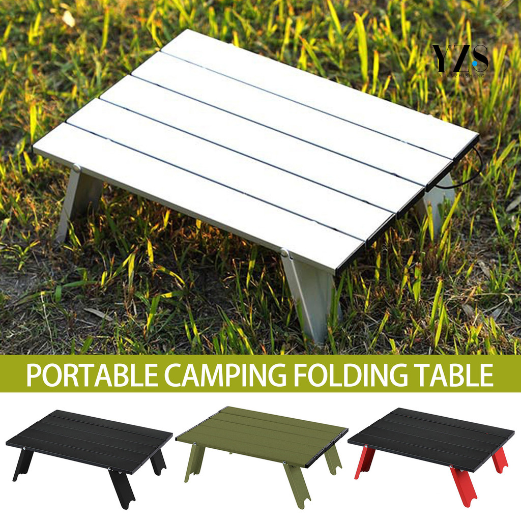 【Y-S】 Ultralight Aluminum Folding Table Solid Construction Strong Load ...