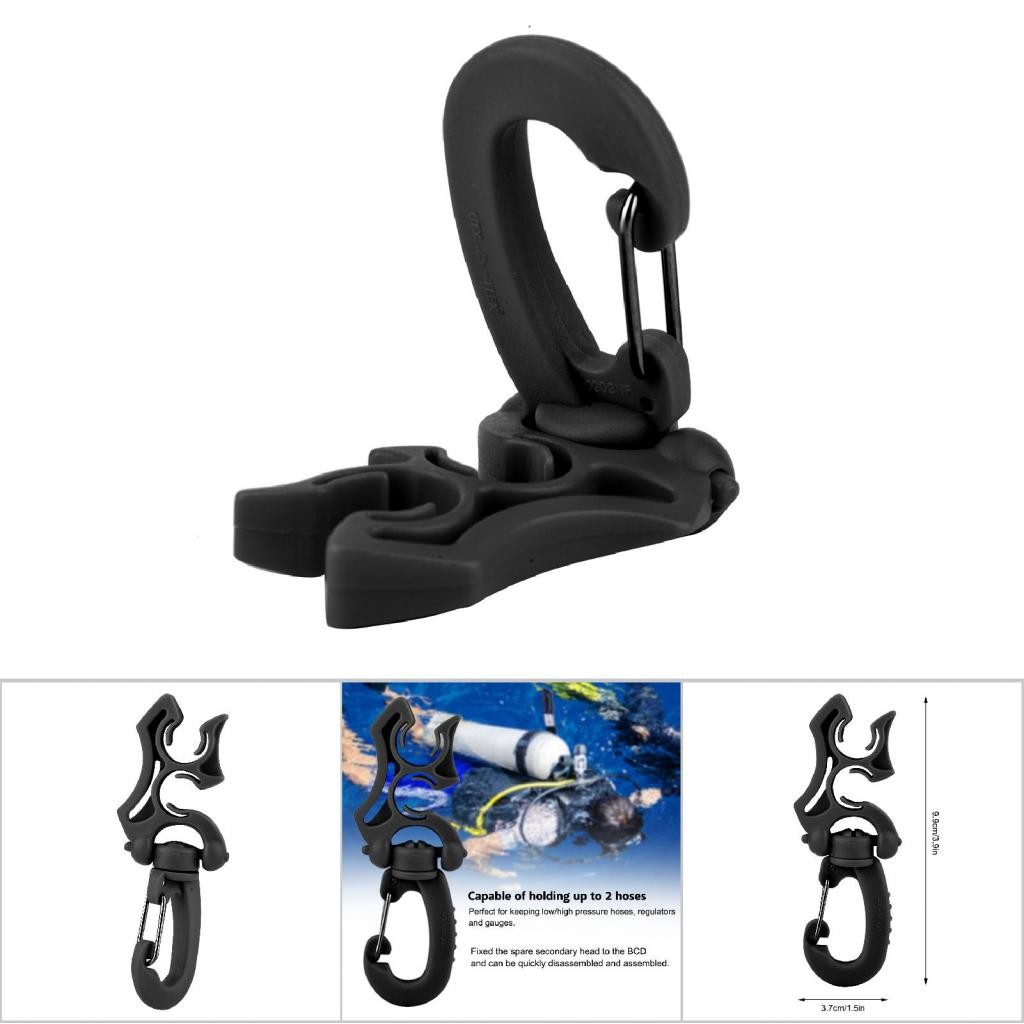 Diving Hose Holder Clip Diving Double BCD Hose Clip For Dive Snorkeling