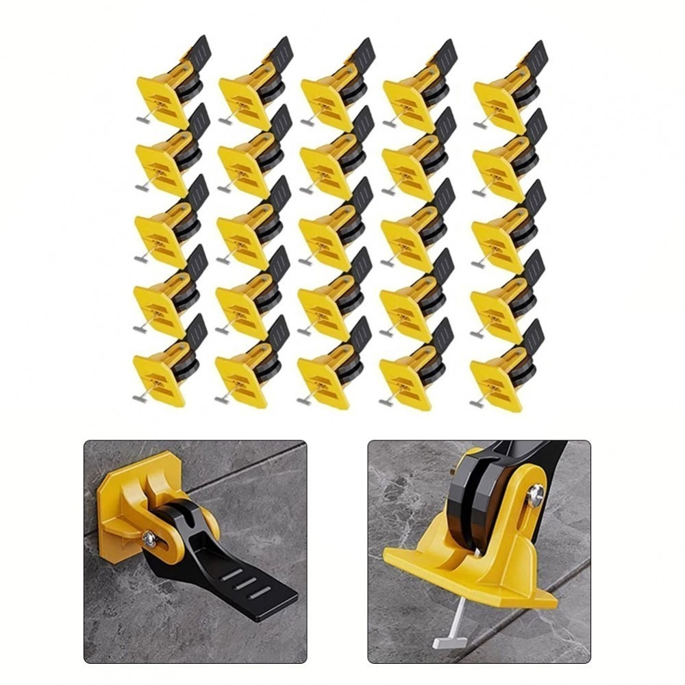 Tile Leveler Locator Tile Installation Tools Yellow + Black Tile ...