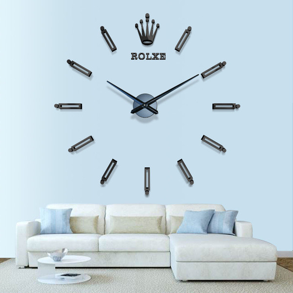 clock clock wall digital clock Jam dinding Rolex hicat popular jam