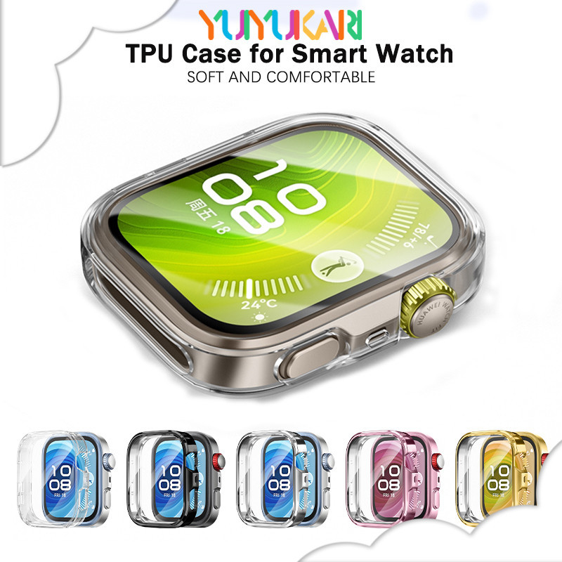 TPU Case for Huawei Watch Fit 4/4 Pro Full Coverage Bumper Screen ...