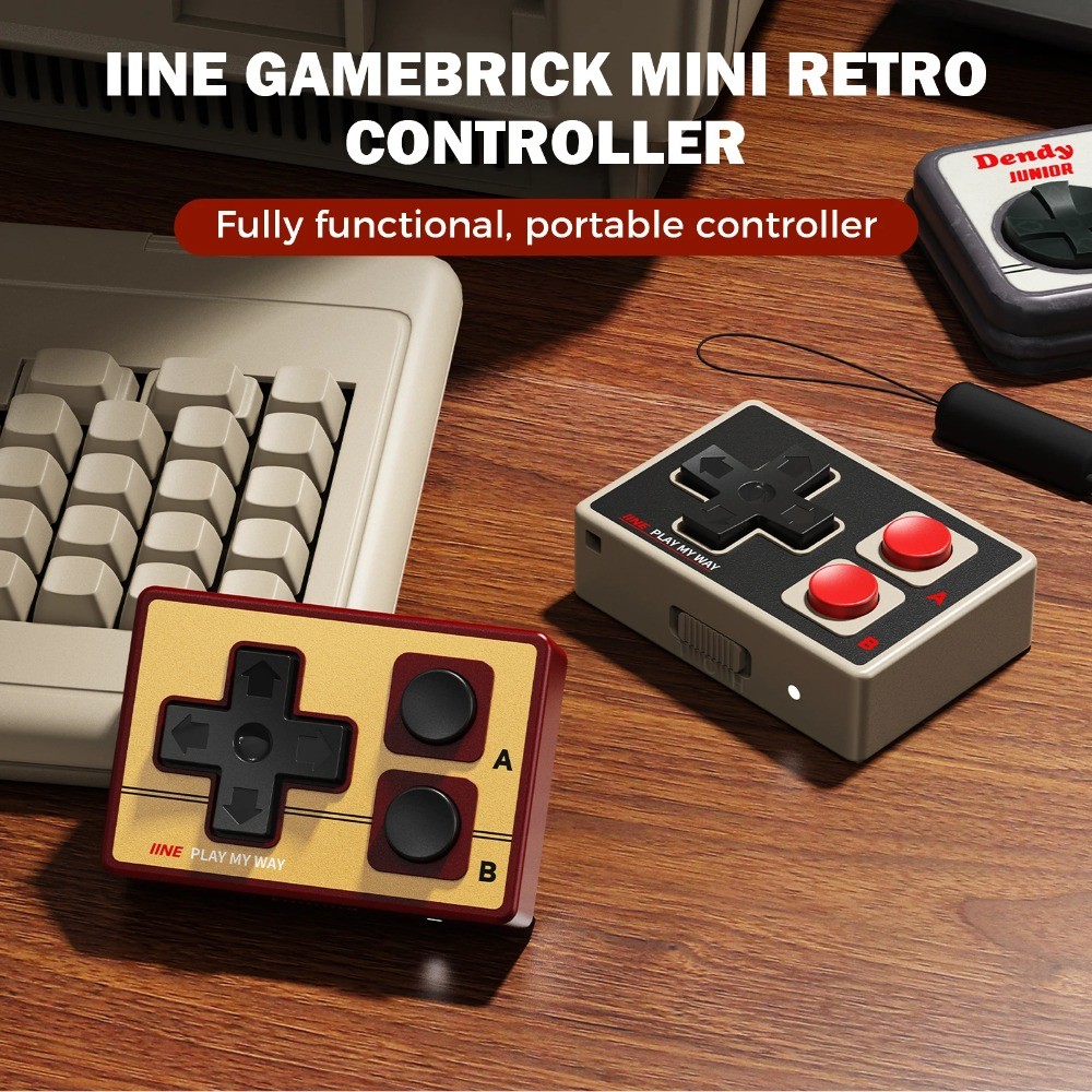 IINE Gamebrick Mini Retro Controller/Portable controller/10-hour long ...