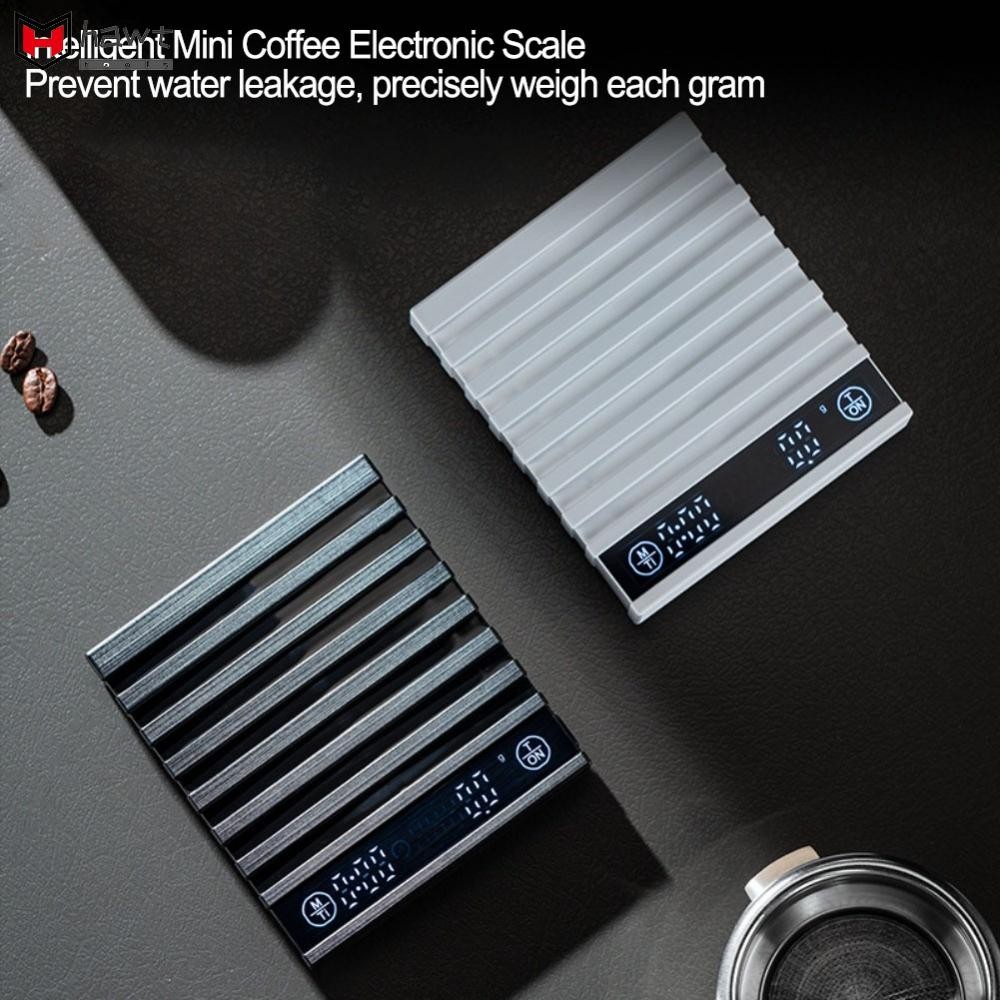 【HAWT】Compact Mini Coffee Scale with Timer Rechargeable for Precise ...