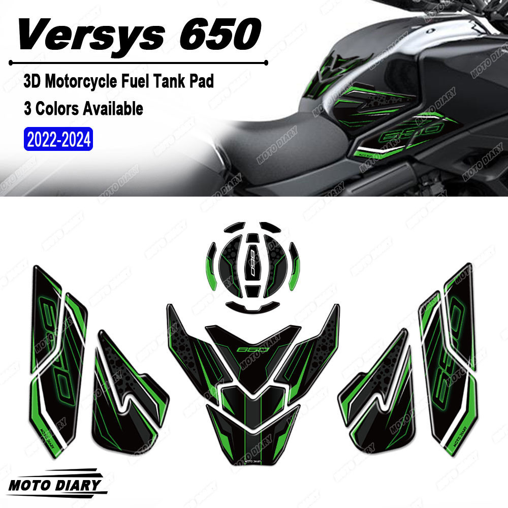 3D Fuel Tank Pad Set, Gas Oil Protection Decals, Waterproof Sticker ...