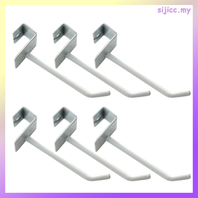 Square Tube Hook Heavy Duty Clothes Rack Retail Display Hooks Shelves ...