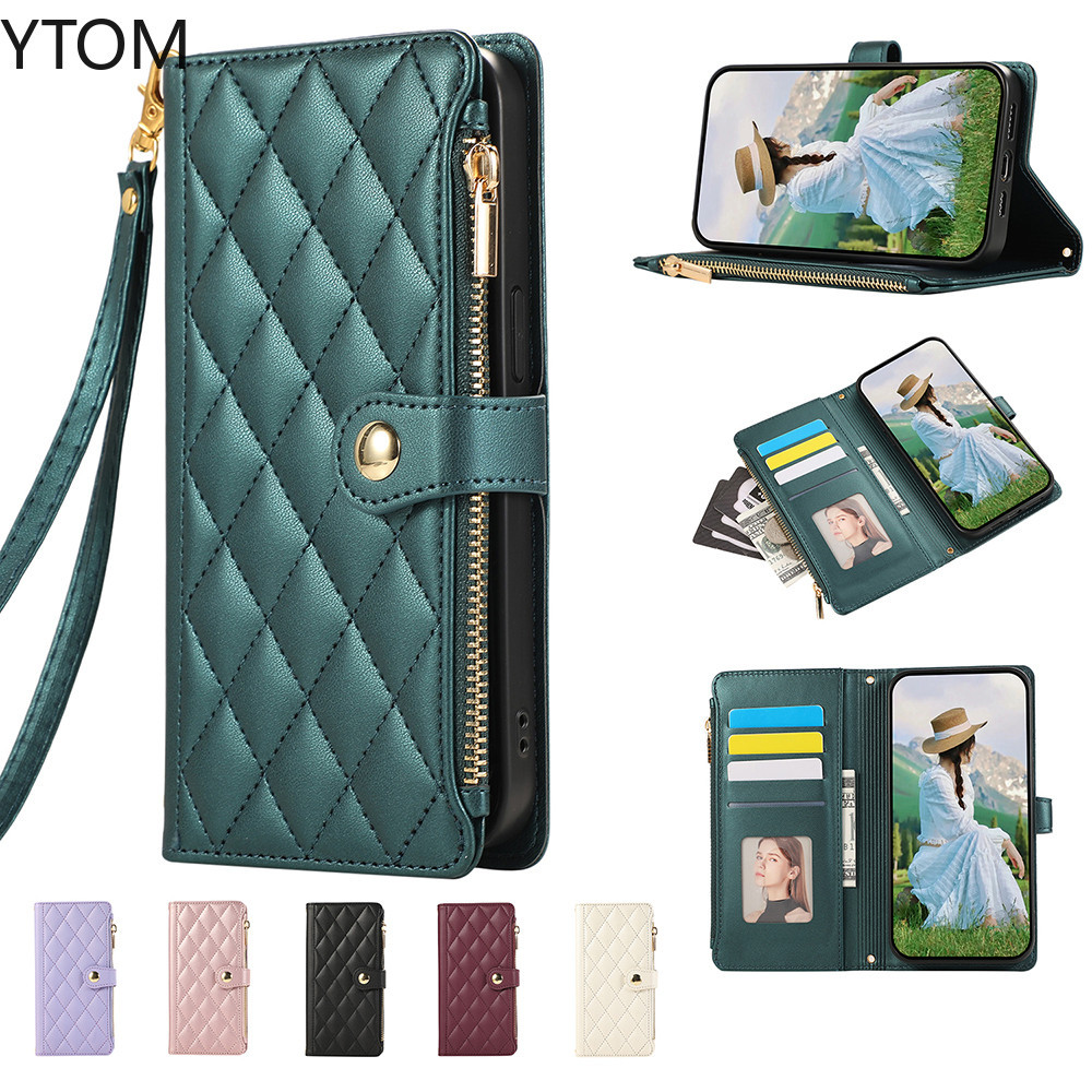 Cover per Realme 9 4G, Custodia Flip Pelle Leather