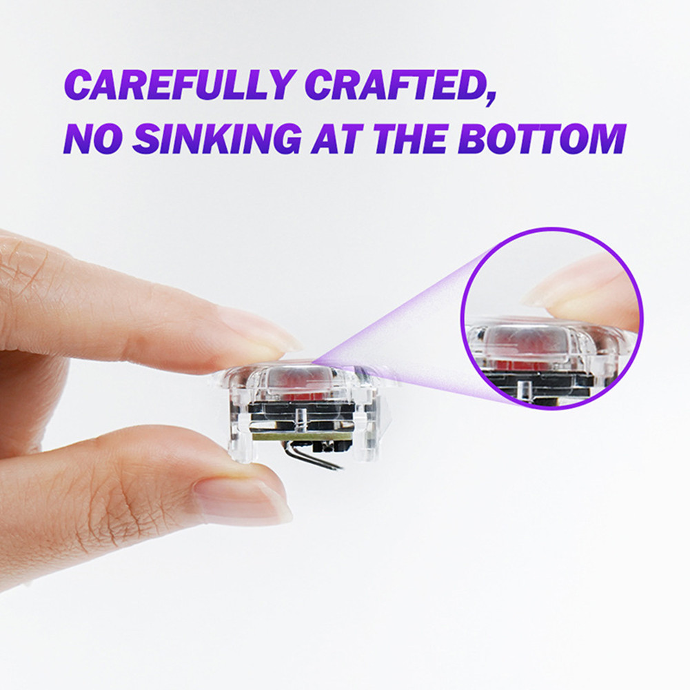 Mechanical Keycap Ultra-slim Crystal Buckle Buttons for HITBOX Arcade ...