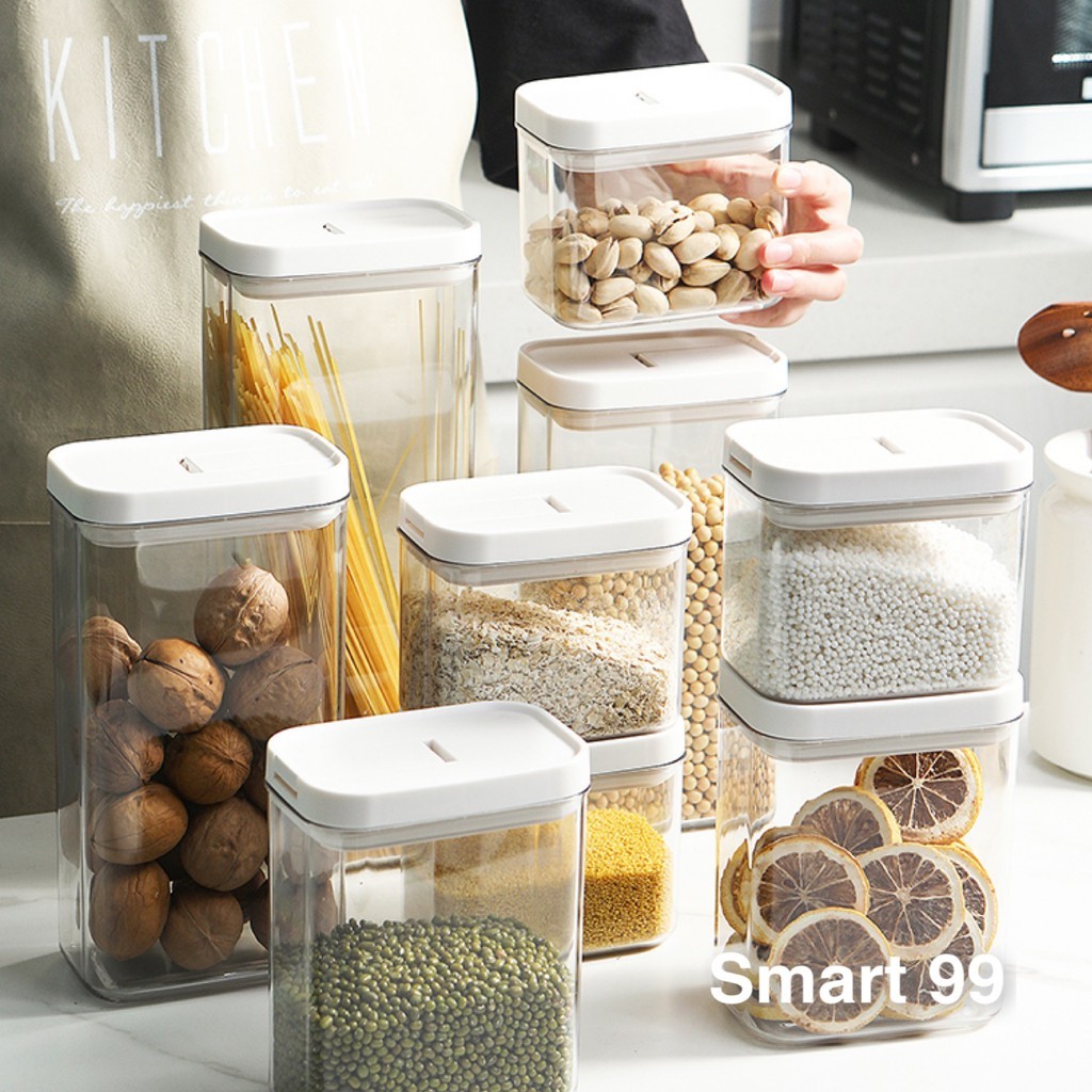 Food Container Airtight Food Storage Box Kitchen Fridge Organizer ...